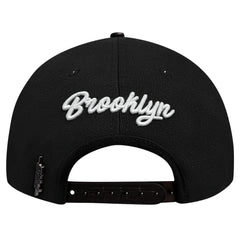 NBA - Brooklyn Nets Pro Standard Paint the City Pinch Front Snapback Hat - Black