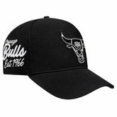 NBA - Chicago Bulls Pro Standard Paint the City Pinch Front Snapback Hat - Black