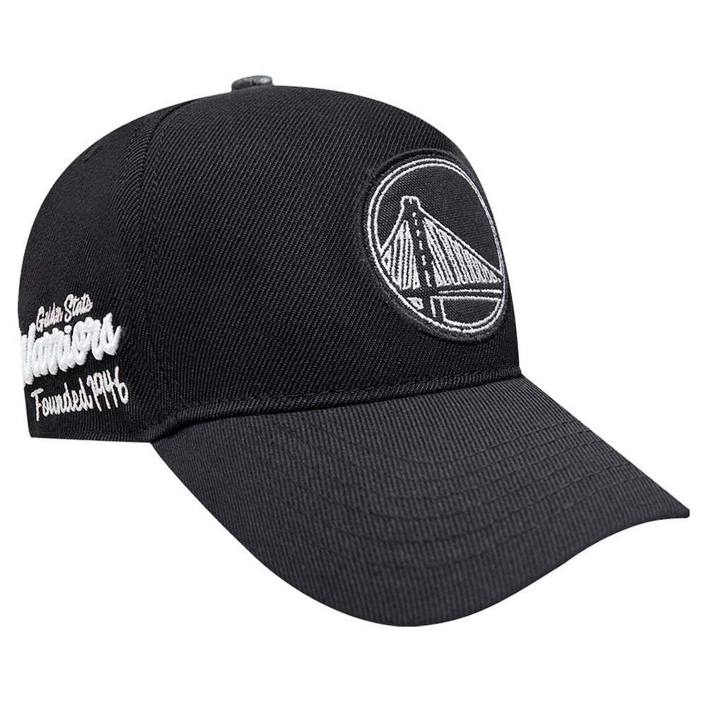 NBA - Golden State Warriors Pro Standard Paint the City Pinch Front Snapback Hat - Black