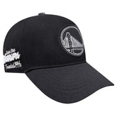 NBA - Golden State Warriors Pro Standard Paint the City Pinch Front Snapback Hat - Black