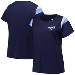 Tampa Bay Rays Profile Women's Plus Size Scoop Neck T-Shirt Clearance