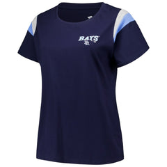 Tampa Bay Rays Profile Women's Plus Size Scoop Neck T-Shirt Clearance