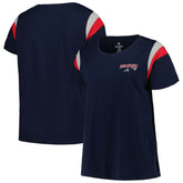 Atlanta Braves Profile Women's Plus Size Scoop Neck T-Shirt for sale