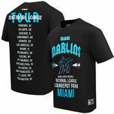 Miami Marlins Pro Standard Oversized City Tour T-Shirt Clearance