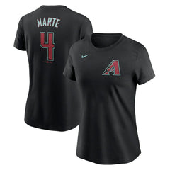 Ketel Marte Arizona Diamondbacks Nike Women's 2024 Fuse Name & Number T-Shirt Clearance