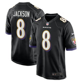 Lamar Jackson Baltimore Ravens Alternate Game Jersey Black - Nike