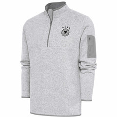 Germany National Team Elevate Quarter-Zip Pullover - Heather Gray