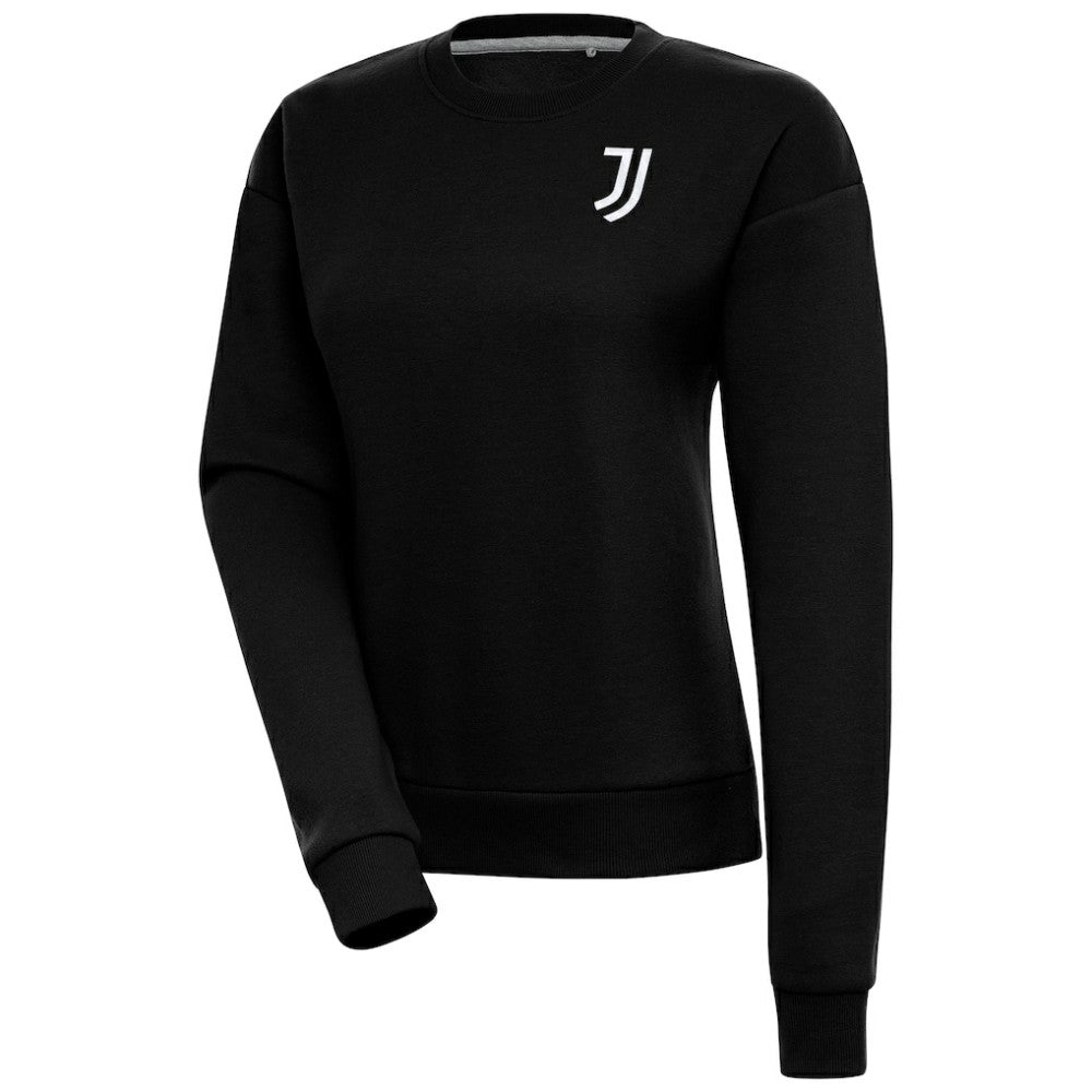 Juventus Women's Takeover Crewneck Pullover Sweatshirt - Black