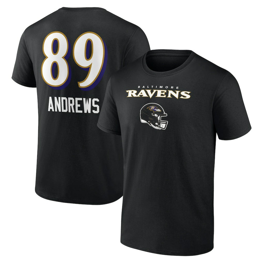 Mark Andrews Baltimore Ravens Team Wordmark Player Name & Number T-Shirt Black - NFL