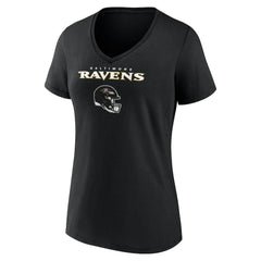 Mark Andrews Baltimore Ravens Women's Team Wordmark Player Name & Number V-Neck T-Shirt Black - NFL