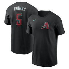 Alek Thomas Arizona Diamondbacks Nike 2024 Fuse Name & Number T-Shirt for sale