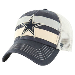Dallas Cowboys '47 Clubhouse Boon Trucker Clean Up Adjustable Hat Navy/Natural - 47 brand