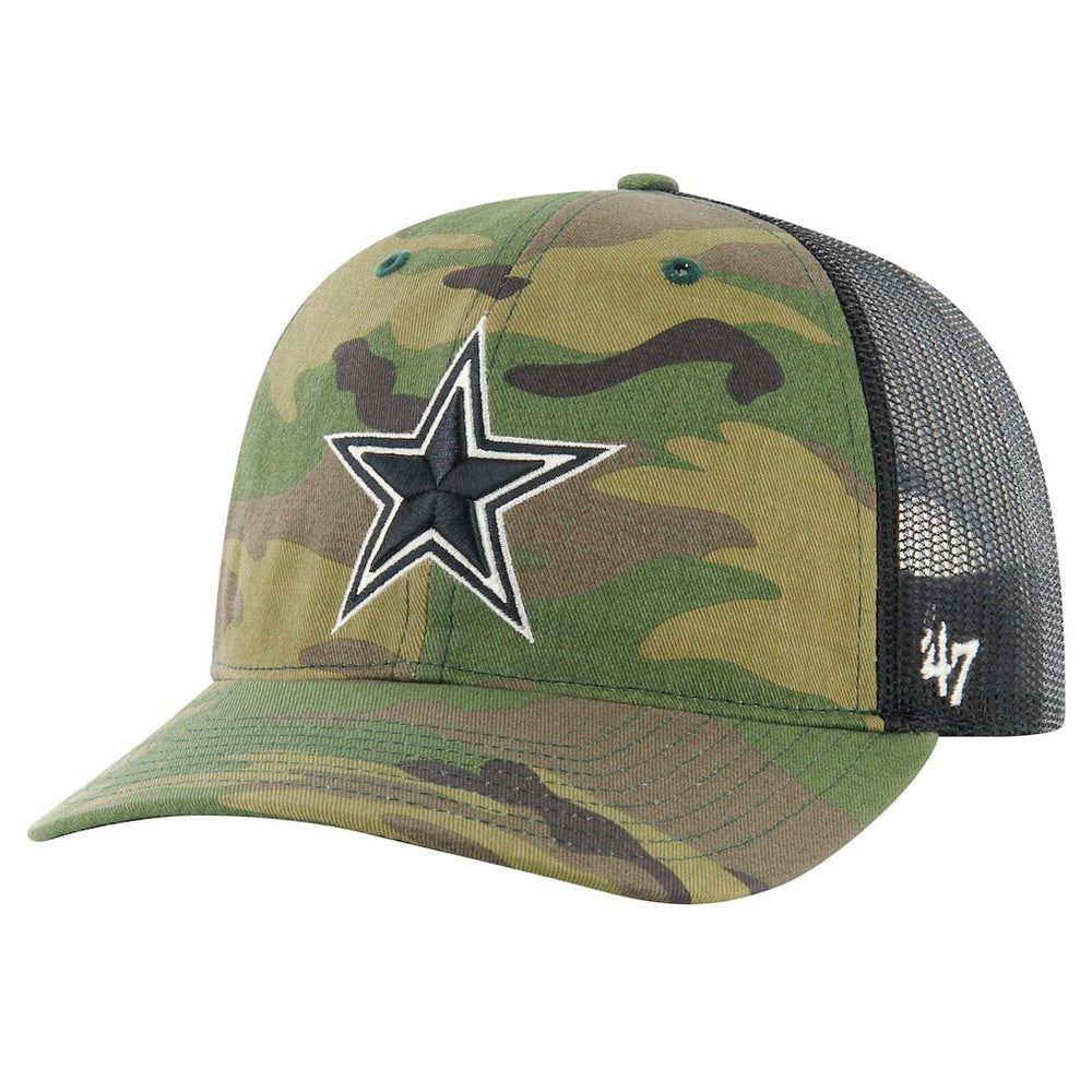 Dallas Cowboys '47 Trucker Adjustable Hat Camo - 47 brand