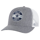 Dallas Cowboys '47 Hash Mark Trucker Adjustable Hat Heather Gray - 47 brand