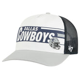 Dallas Cowboys '47 Youth Stack Line Trucker Adjustable Hat Navy - 47 brand