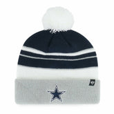 Dallas Cowboys '47 Youth Peewee Cuffed Knit Hat with Pom Navy - 47 brand