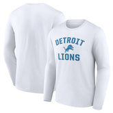 Detroit Lions Victory Arch Long Sleeve T-Shirt White - NFL