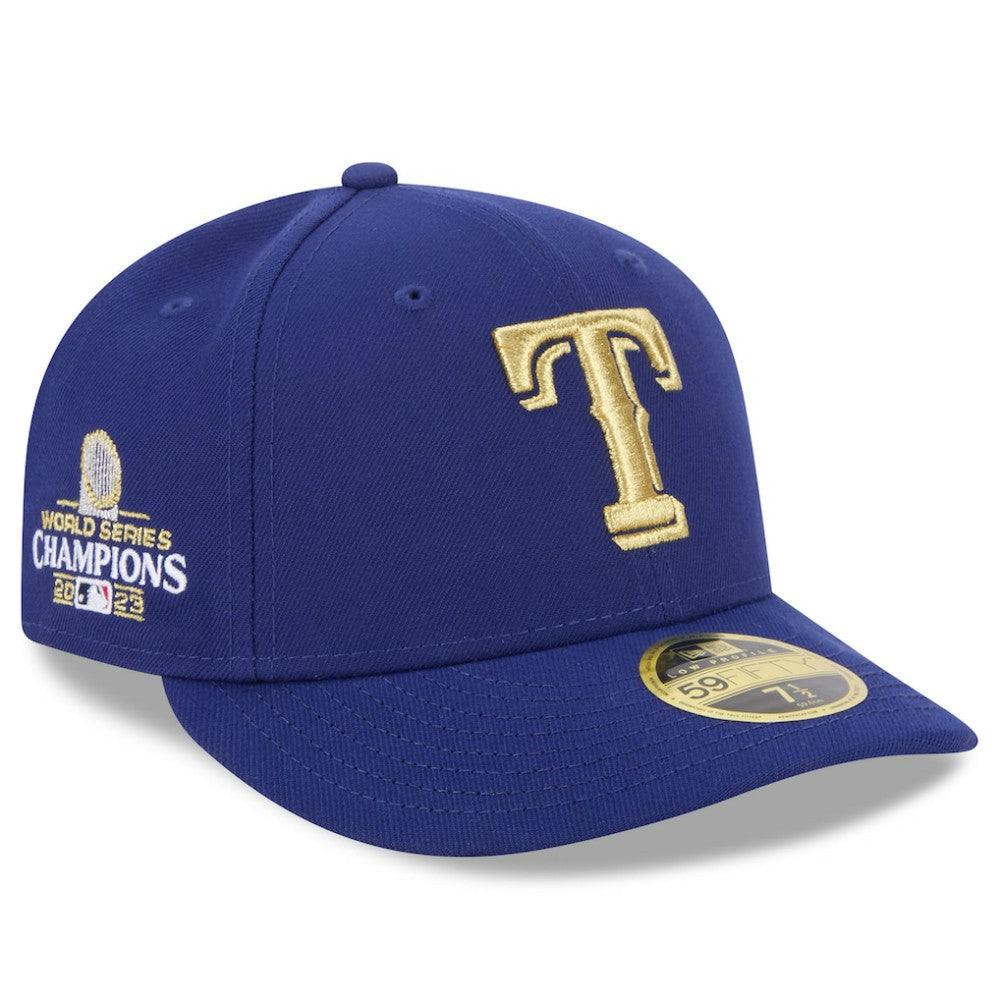 Texas Rangers New Era 2024 Gold Collection Low Profile 59FIFTY Fitted Hat discount
