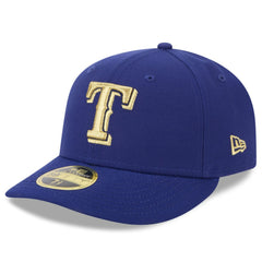 Texas Rangers New Era 2024 Gold Collection Low Profile 59FIFTY Fitted Hat discount