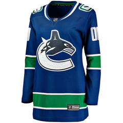 Vancouver Canucks - Fanatics Women's Breakaway Custom Jersey Blue