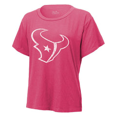 C.J. Stroud Houston Texans Majestic Threads Women's Name & Number T-Shirt Pink - NFL