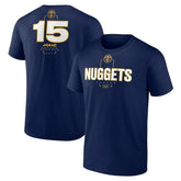 NBA - Nikola Jokic Denver Nuggets Behind The Back Name & Number T-Shirt - Navy