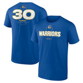 NBA - Stephen Curry Golden State Warriors Behind The Back Name & Number T-Shirt - Royal