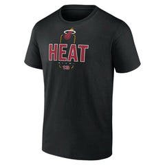 NBA - Bam Adebayo Miami Heat Behind The Back Name & Number T-Shirt - Black
