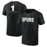NBA - Victor Wembanyama San Antonio Spurs Behind The Back Name & Number T-Shirt - Black