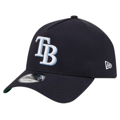 Tampa Bay Rays New Era Team Color A-Frame 9FORTY Adjustable Hat Clearance