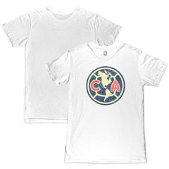Club America 1863FC Color Crest Slub T-Shirts - White