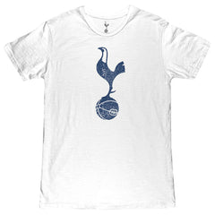 Tottenham Hotspur 1863FC Mono Crest Slub T-Shirts - White