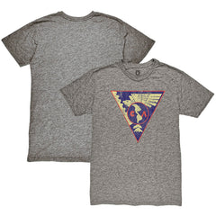 Club America 1863FC Retro Crest Twisted Tri-Blend Slub T-Shirts - Heather Gray