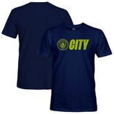 Manchester City 1863FC Lockup Slub T-Shirts - Navy