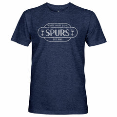 Tottenham Hotspur 1863FC Landmark Twisted Tri-Blend Slub T-Shirts - Heather Navy