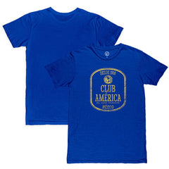 Club America 1863FC Retro Seal Slub T-Shirts - Royal