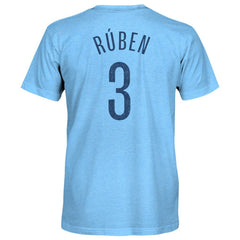 Rúben Dias Manchester City 1863FC Player Name & Number Twisted Tri-Blend Slub T-Shirts - Sky Blue