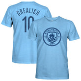 Jack Grealish Manchester City 1863FC Player Name & Number Twisted Tri-Blend Slub T-Shirts - Sky Blue