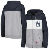 New York Yankees New Era Women's Color Block Full-Zip Hoodie Jacket Near Me