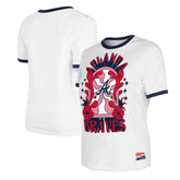 Atlanta Braves New Era Women's Oversized Ringer T-Shirt On Sale