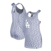Los Angeles Dodgers New Era Women's Space Dye Keyhole Back Tank Top discount
