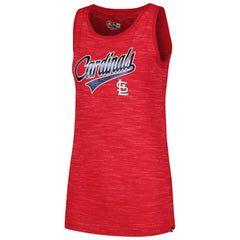 St. Louis Cardinals New Era Women's Space-Dye Active Tank Top On Sale