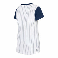 Atlanta Braves New Era Girls Youth Pinstripe T-Shirt for sale