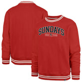 Atlanta Falcons '47 Sundays Clubhouse View Sierra Fleece Pullover Sweatshirt Red - 47 brand