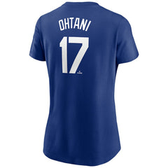 Shohei Ohtani Los Angeles Dodgers Nike Women's Cooperstown Collection Fuse Name & Number T-Shirt Online