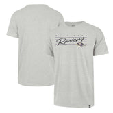 Baltimore Ravens '47 Downburst Franklin T-Shirt Gray - 47 brand