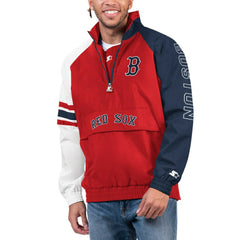 Boston Red Sox Starter Elite Raglan Half-Zip Jacket On Sale
