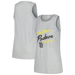 San Diego Padres Soft as a Grape Women's Gauze High Neck Tank Top Lifestyle