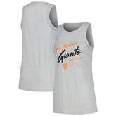 San Francisco Giants Soft as a Grape Women's Gauze High Neck Tank Top Lifestyle