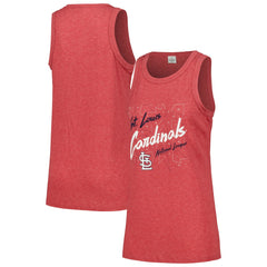 St. Louis Cardinals Soft as a Grape Women's Gauze High Neck Tank Top Online